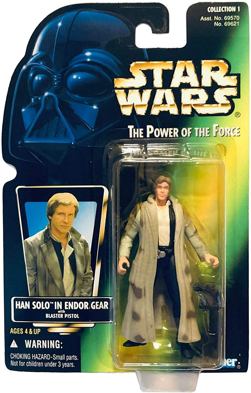Amazon.com: Star Wars Power of The Force - Han Solo in Endor Gear